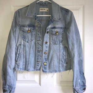 Pistola Distressed Denim Jacket